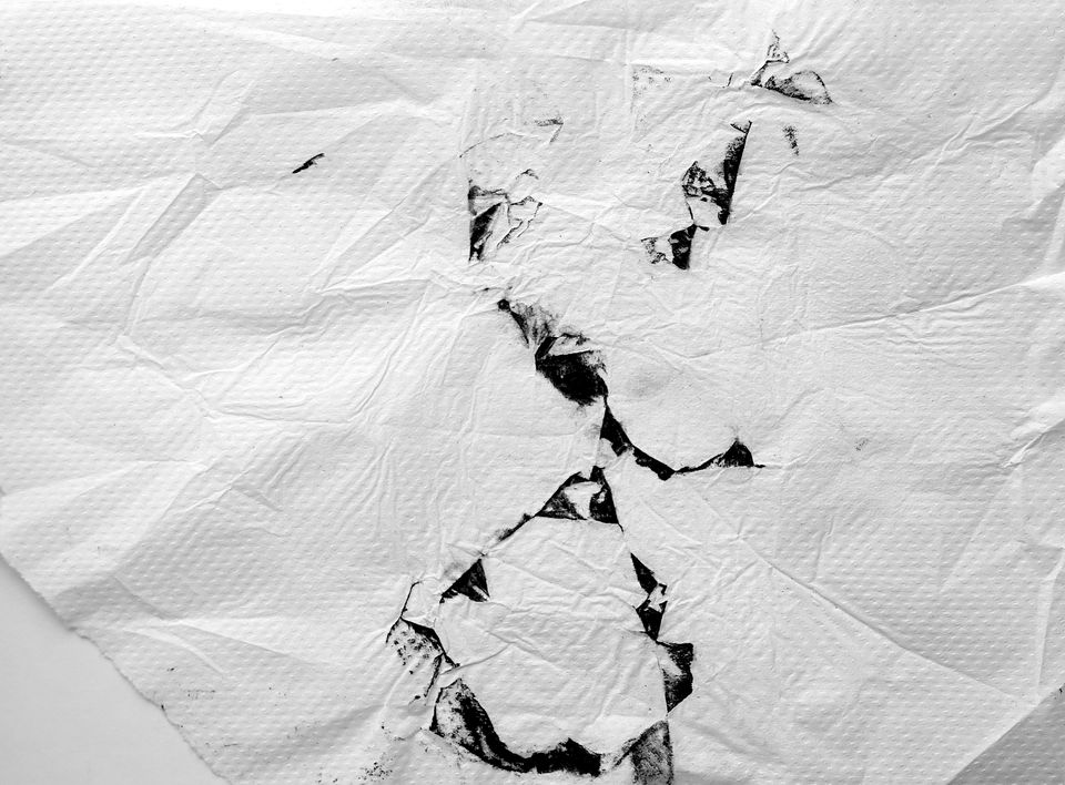 Charcoal and ink drawing by Jing Ju