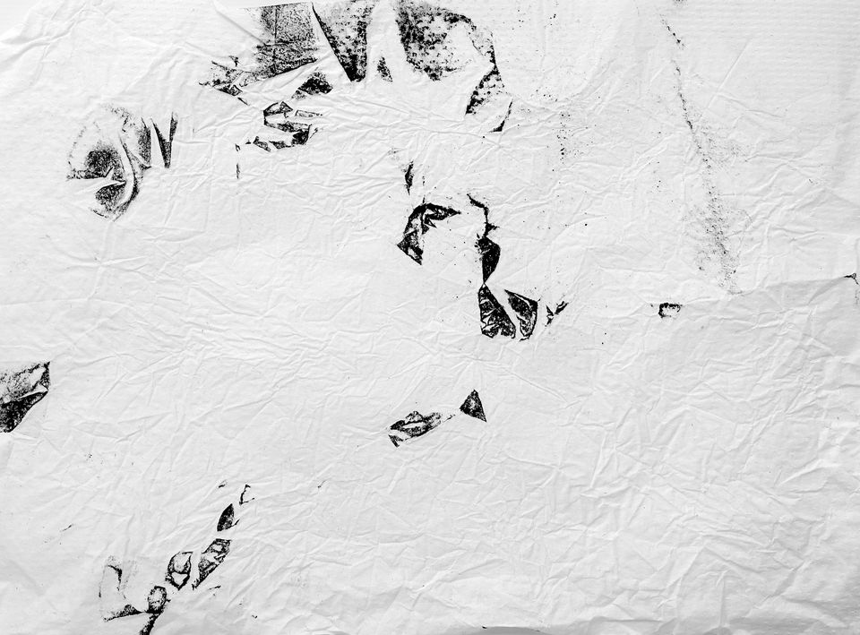 Charcoal and ink drawing by Jing Ju